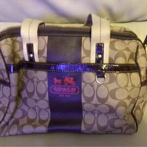 Coach leather satchel